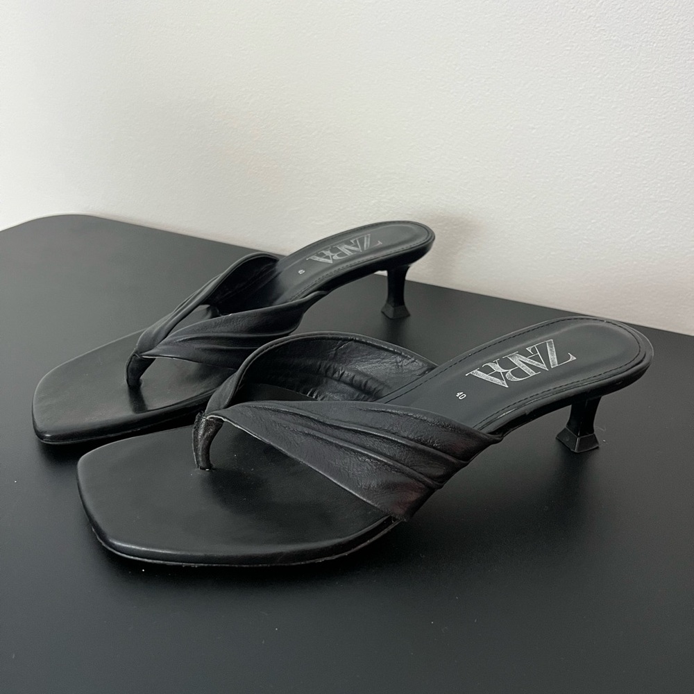 Zara Sandal Kitten Heels